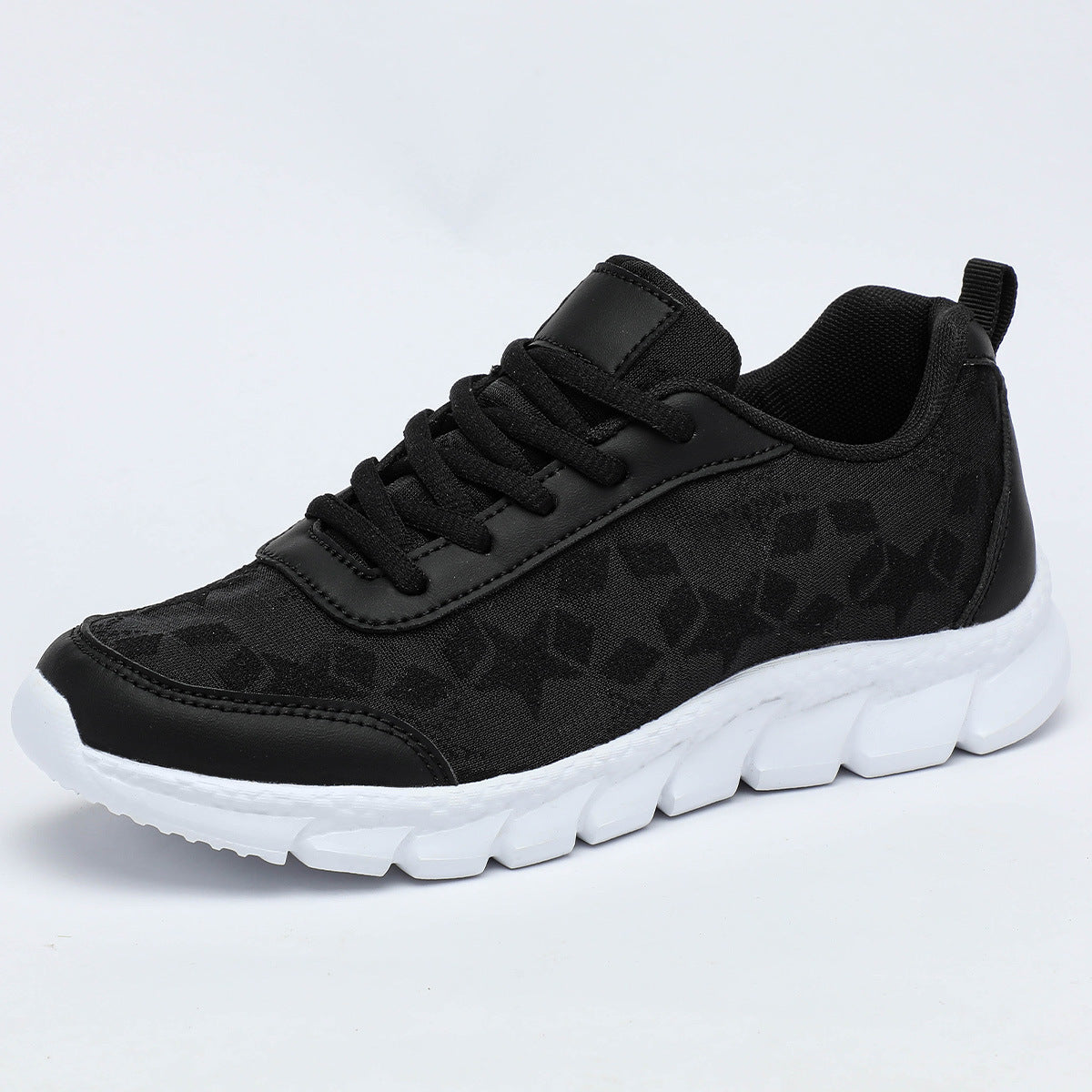 White shoes breathable lightweight casual sports women's shoes soft soled running shoes