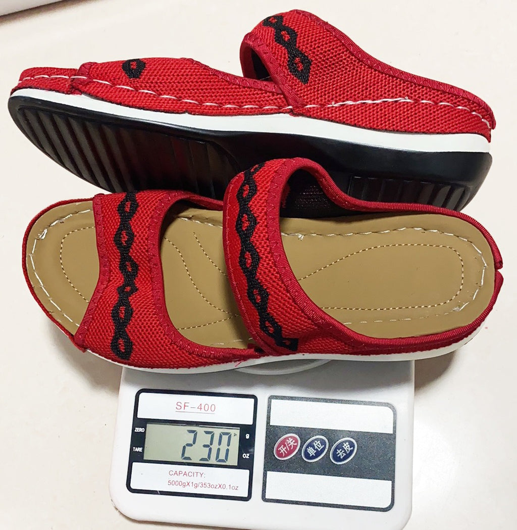 Sandals Size women's flying woven sandals with thick soles