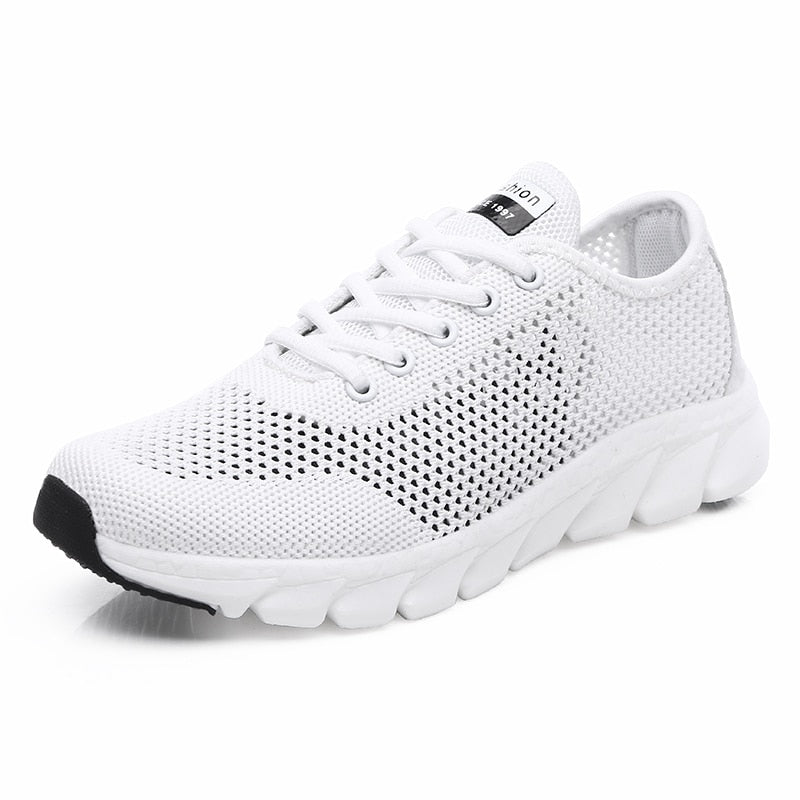 New Mesh Women Sneakers Breathable Flat Shoes Women Lightweight Sports