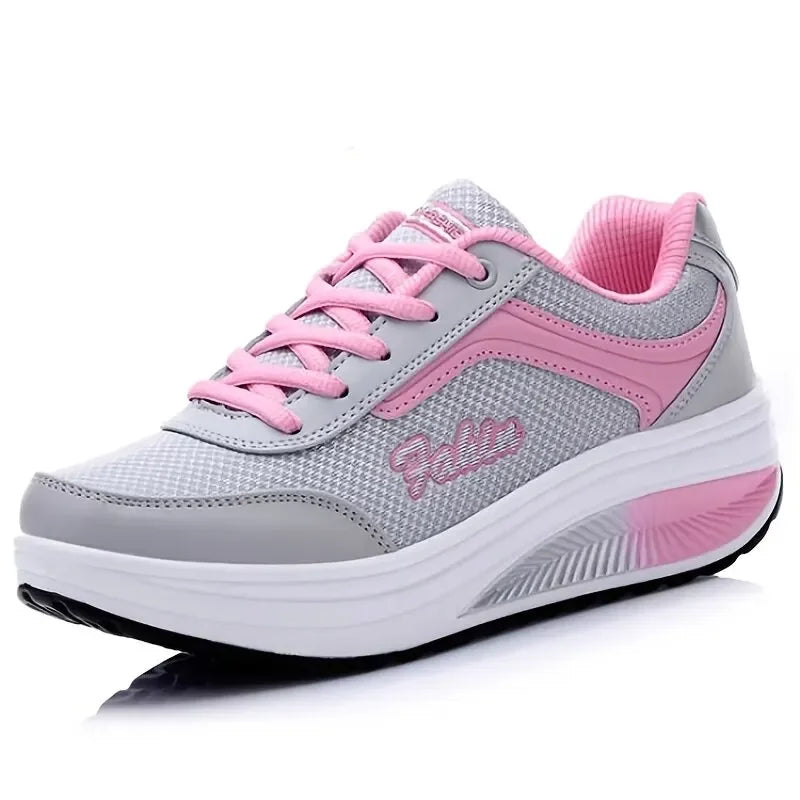 Sneakers Shoes Fashion WomenWalking Blatform Plus