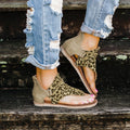 Sandals Leopard Pattern Large Size Rome Sandals Women's Anti-slip