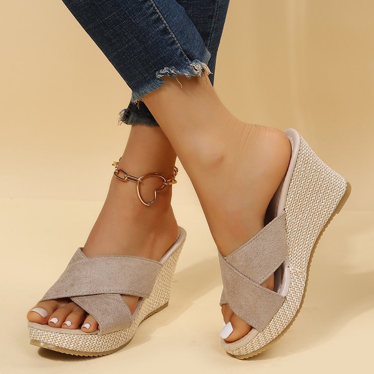 Sandals Coarse Heel Platform Sandals